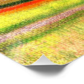 ゴーギャン – 青い木の幹を持つ風景 ポスター (コーナー)