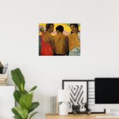 ゴーギャン – 1899年のタヒティア3人 ポスター (ホームオフィス)