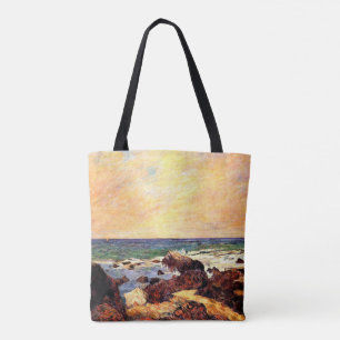 ゴーギャン – Rocks and Sea, 1886絵画,'s, トートバッグ