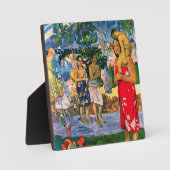 ゴーギンアイアオラナマリアプラーク フォトプラーク (正面)