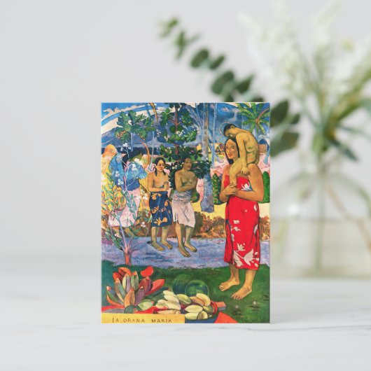 ゴーギンアイアオラナマリアポストカード ポストカード (スタンド正面)