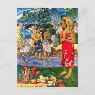 ゴーギンアイアオラナマリアポストカード ポストカード