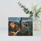 ゴーギンキリストの園のオリーブファインアート ポストカード (スタンド正面)