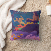 ゴーギン海 クッション (ブランケット)