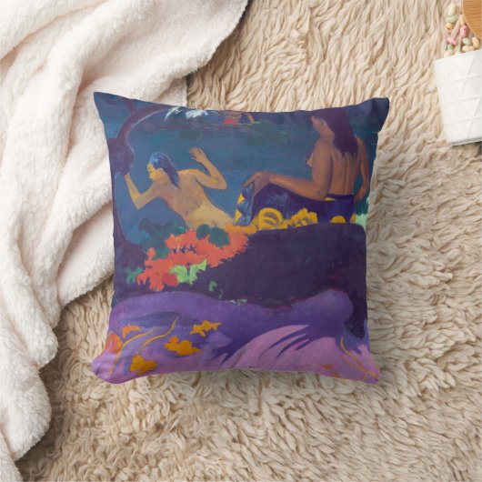 ゴーギン海 クッション (ブランケット)