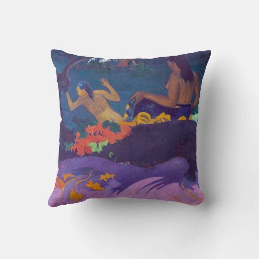 ゴーギン海 クッション (裏面)