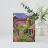 ゴーギン – タヒチのロード シーズンポストカード (スタンド正面)