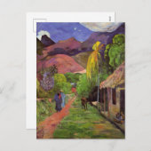 ゴーギン – タヒチのロード シーズンポストカード (正面/裏面)