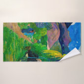 ゴーギン·タヒチの道 バスタオル (バスタオル)