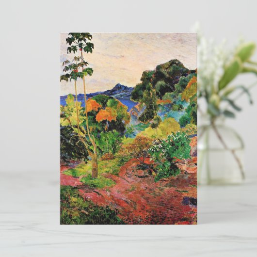 ゴーギン – マルティニークの風景 カード (スタンド正面)