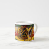 ゴーグインフランスのポリネシアタヒチ女子絵画ズ エスプレッソカップ (正面右)