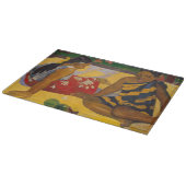 ゴーグインフランスのポリネシアタヒチ女子絵画ズ カッティングボード (角)