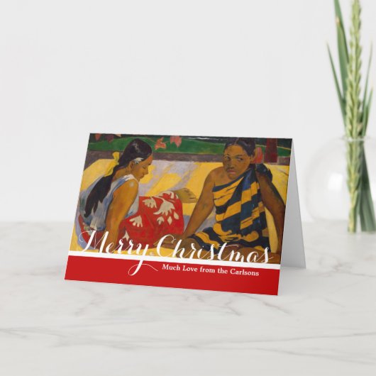 ゴーグインフランスのポリネシアタヒチ女子絵画ズ シーズンカード (正面)