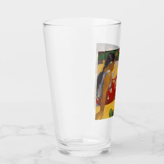 ゴーグインフランスのポリネシアタヒチ女子絵画ズ タンブラーグラス (右)