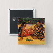 ゴーグインフランスのポリネシアタヒチ女子絵画ズ 缶バッジ (正面&裏面)