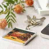 ゴーグインポリネシアタヒティウメン キーホルダー (側面)