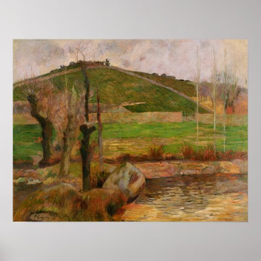 ゴーグイン – ポンエイベン付近の風景1888 ポスター (正面)