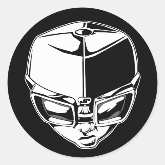 ゴーグルステッカー ラウンドシール (正面)