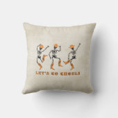 ゴーグルハロウィーンスケルトンカウボーイ クッション (裏面)