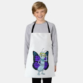 ゴーグル付き蝶 エプロン (着用した状態)