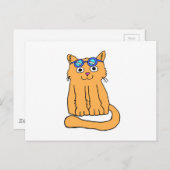 ゴーグル猫 ポストカード (正面/裏面)