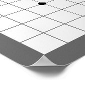 ゴーゲームボード(19x19) （バージョン1） ポスター (角)