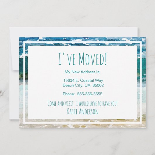 ゴーコースタルニューホームウェーブの発表 案内状 (裏面)