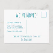 ゴーコースタルニューホームウェーブオンビーチ水彩 案内ポストカード (裏面)