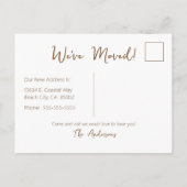 ゴーコースタルニューホームウェーブオンビーチ水彩 案内ポストカード (裏面)