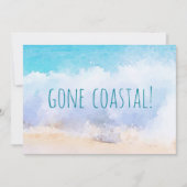 ゴーコースタルニューホームウェーブオンビーチ水彩 案内状 (正面)