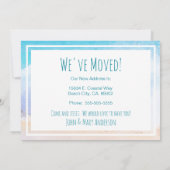 ゴーコースタルニューホームウェーブオンビーチ水彩 案内状 (裏面)