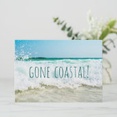 ゴーコースタルニューホームウェーブオンビーチ水彩 案内状 (スタンド正面)