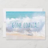 ゴーコースタルニューホームウェーブオンビーチ水彩 案内状 (正面)