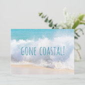 ゴーコースタルニューホームウェーブオンビーチ水彩 案内状 (スタンド正面)