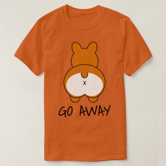 ゴーコ遠くにルギお尻 Tシャツ (デザイン正面)