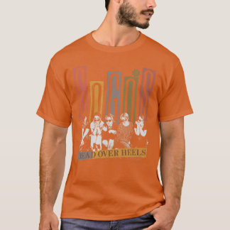 ゴーゴーズのヘッドオーバーヒールズ ガール ファミリー Tシャツ