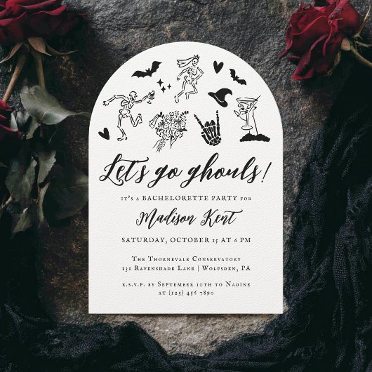 ゴーゴー・グルーズ スプーキィ・ウィムジカル・バチェロレッテ 招待状