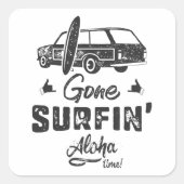 ゴーサーフィンアロハタイム スクエアシール (正面)