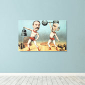 ゴーシェンとリッチー、チャンピオン級 キャンバスプリント (インサイチュ (ウッドフロア))