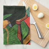 ゴーシュ (オーギュスティーヌ・ルーラン) by ヴィンセント・ヴァン・ゴッホ キッチンタオル (四つ折り)