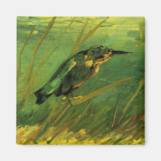 ゴーシュ・キンクロ（英語: Kingfisher）- ヴィンセント・ファン・ゴッホ マグネット (正面)