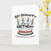 ゴーショーティイットはあなたの誕生日 カード (黄色い花)