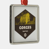 ゴージェス州パークノースカロライナ メタルオーナメント (右)