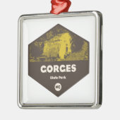 ゴージェス州パークノースカロライナ メタルオーナメント (左)