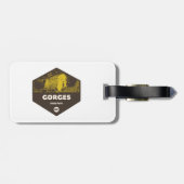 ゴージェス州パークノースカロライナ ラゲッジタグ (裏面横)