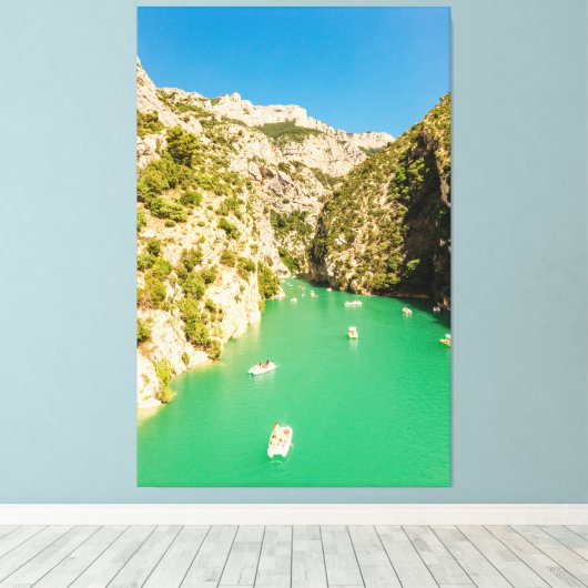 ゴージェフォト付き旅行をテーマにしたホームデコール キャンバスプリント (インサイチュ (ウッドフロア))