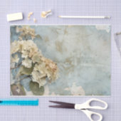 ゴージャスあじさいギフトラップティッシュペーパー 薄葉紙 (クラフト)