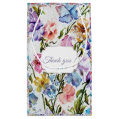 ゴージャスお洒落フローラ スモールペーパーバッグ (裏面)