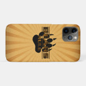 ゴージャスでクールなクマが支配するクマの足 Case-Mate iPhoneケース (裏面(横))