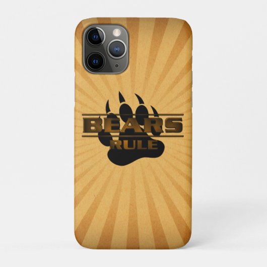 ゴージャスでクールなクマが支配するクマの足 Case-Mate iPhoneケース (裏)